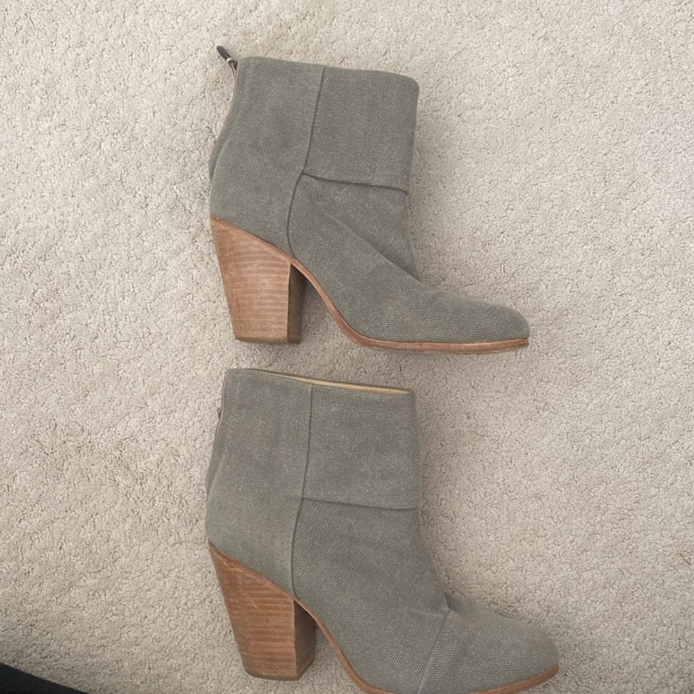 Rag And Bone Canvas Booties. Originally $395 - image 2